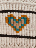 Macrame Wall hanging with love heart motif